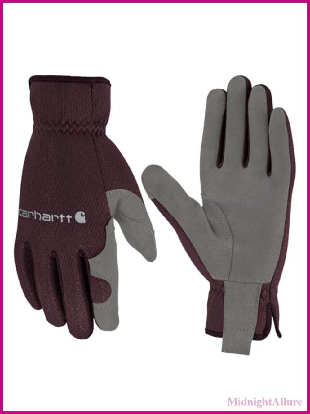 High Dexterity Open Cuff Cold Weather Gloves Mesh Suede Palm